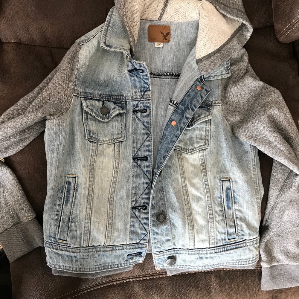 Jean jacket/ sweater